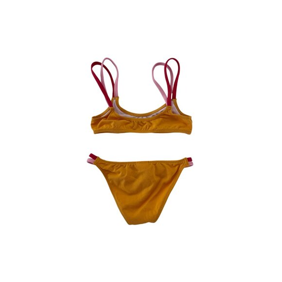 PACIFIC RAINBOW - BIKINI - YELLOW/RED/PINK - NEW NO TAG - Picture 3 of 4